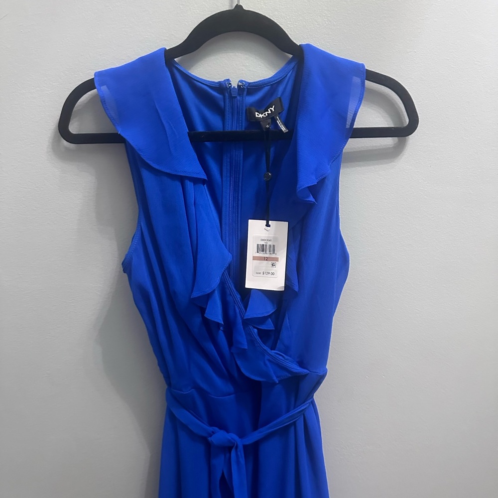 🔥NWT🔥 DKNY Royal Blue Sleeveless Dress